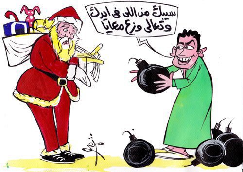 صور كاريكاتير مضحك عن الكريسماس وعام 2014 172