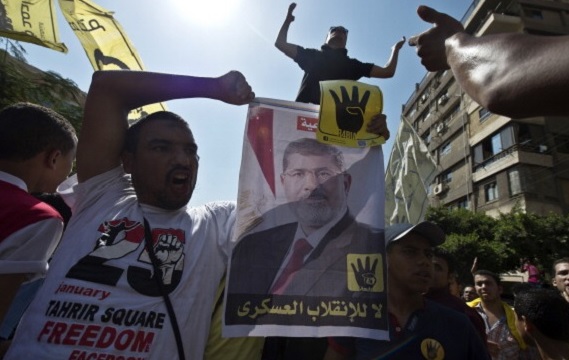من المظاهرات المؤيدة لمحمد مرسي