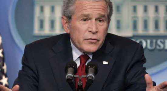 بوش الابن الرئيس الامريكي الاسبق