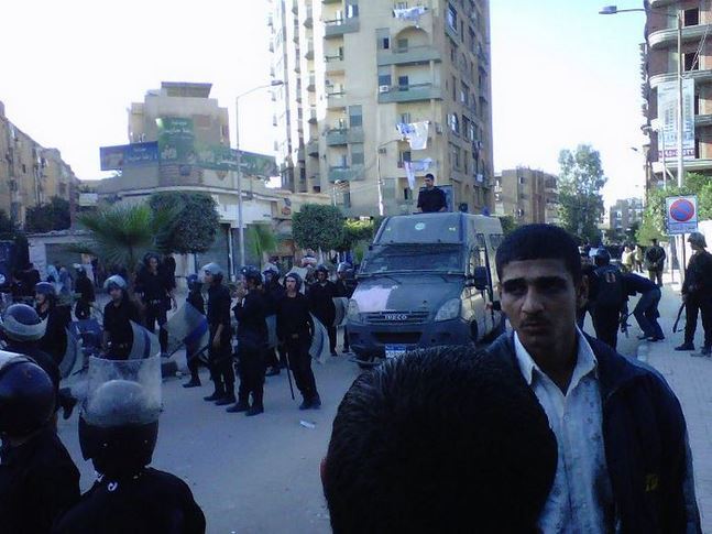 القبض علي 12 من متظاهري الإرهابية ببني سويف  