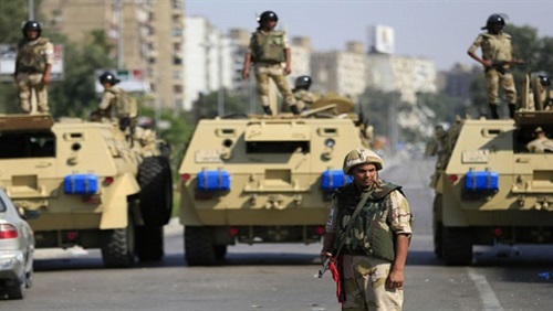 قوات الأمن والجيش بمحافظة بني سويف