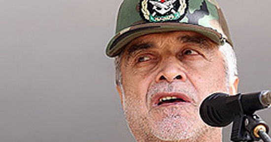 اللواء عطاء الله صالحى القائد العام للجيش الإيرانى