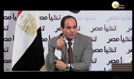 بالفيديو..السيسي يلتقي نساء مصر 