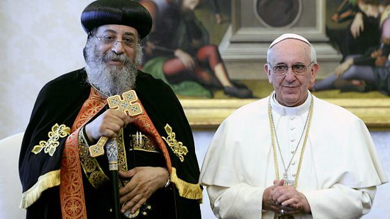 البابا فرنسيس والبابا تواضروس