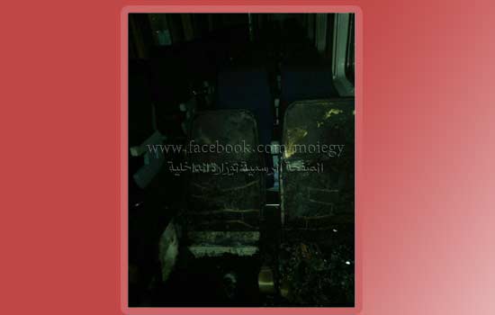  إلقاء القبض على إخواني أشعل النيران بعربات قطار الإسكندرية - القاهرة