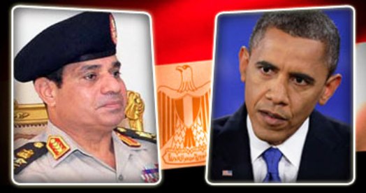  السيسي وأوباما يتفقان على محاربة الإرهاب 