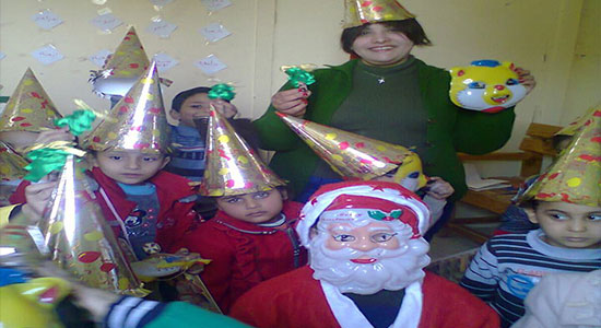  احتفال أطفال كنيسة الملاك ميخائيل بالسويس بالسنة الميلادية الجديدة