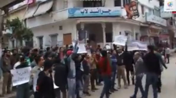وقفة احتجاجية لحركة 6 إبريل بدمياط للمطالبة بالاافراج عن المحبوسين