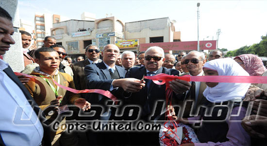نائب وزير التعليم وسكرتير محافظة الأقصر بافتتاح المدرسة الفندقية بإسنا