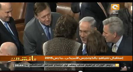 استقبال نتنياهو رئيس وزراء اسرائيل بالكونجرس الأمريكي