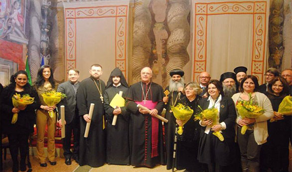 الكنيسة تشارك في اجتماع للطوائف بمجلس الشورى في روما
