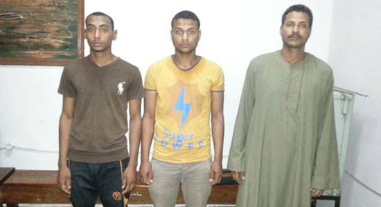 القبض على 3 أشخاص يسرقون كابلا كهربائيا في أسوان