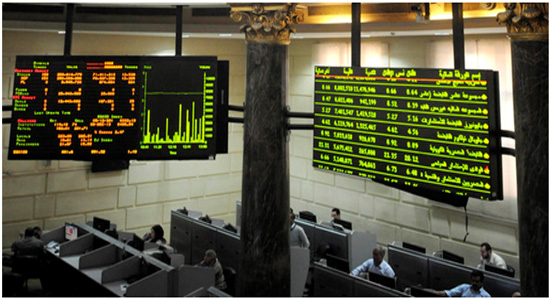  بورصة مصر تواصل الارتفاع ومؤشرها يتخطي 9100 نقطه.
