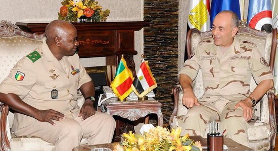 رئيس أركان الجيش المصري يلتقي نظيره المالي