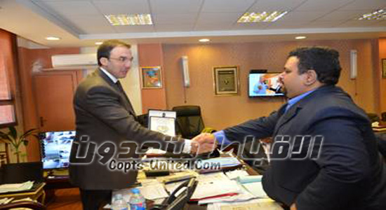 رئيس الإتحاد المصري للمكفوفين يزور بني سويف