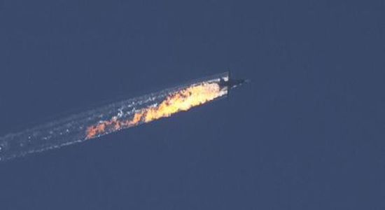  الرئاسة التركية تؤكد إسقاط طائرة روسية