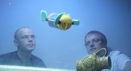 باحثون يصممون روبوت مستوحى من السلحفاة للبحث عن حطام السفن