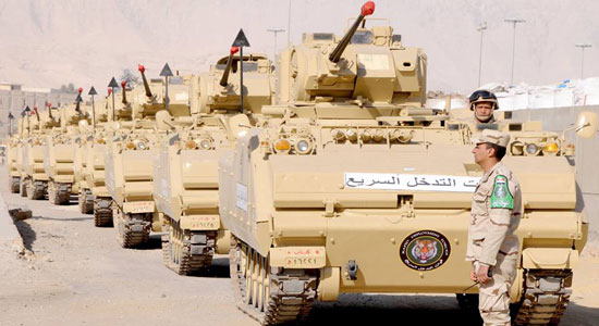 عناصر من القوات المسلحة تسافر للسعودية للمشاركة فى التدريب المشترك 