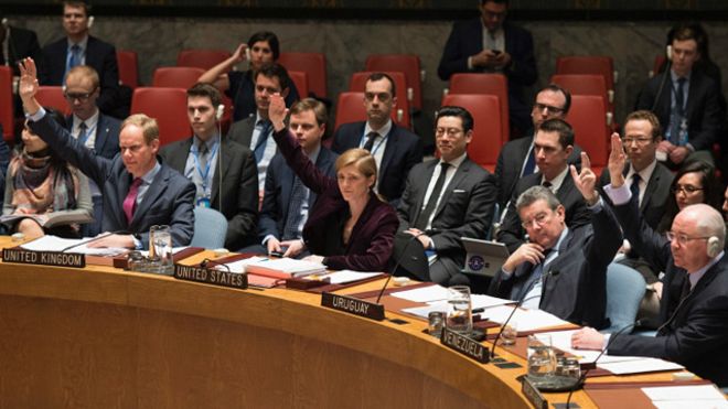 صوت مجلس الأمن بالإجماع لصالح القرار