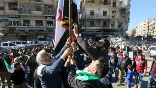 استغل المعارضون الهدنة لمواصلة احتجاجاتهم على حكومة الرئيس الأسد