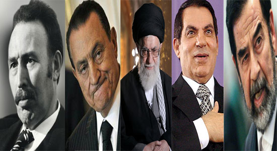 أشهر 5 حكام ديكتاتوريين.. على رأسهم صدام ومبارك وخامنئي