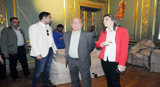 وزير الثقافة يتفقد قصر عائشة فهمي تمهيدًا لافتتاحه كمتحف عالمي