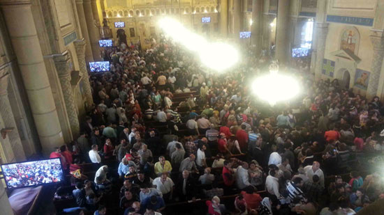 الكاتدرائية المرقصية بالإسكندرية تشهد الاحتفال بأحد السعف 