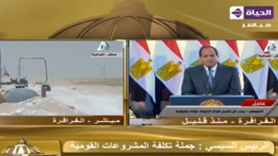  الرئيس السيسى للمصريين : كل ما هتنجحوا أكتر كل ما أهل الشر هيعملوا "مكائد"أكتر