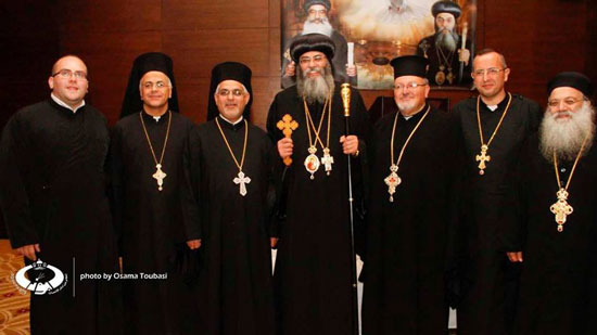 بالصور.. استقبال رسمي من رؤساء كنائس الأردن لمطران الكنيسة القبطية بالقدس