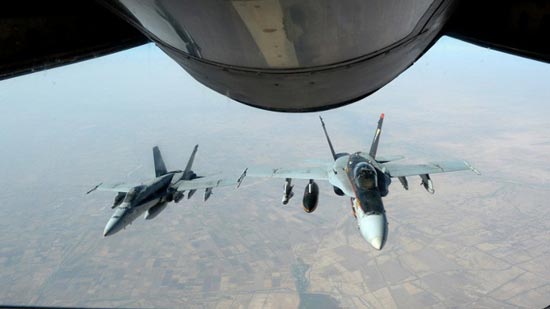  الطيران الأمريكي يتخلى عن حلفائه في ذروة المعركة بسوريا
