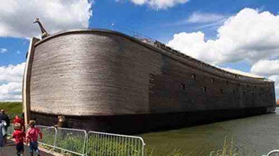 شاهد.. افتتاح النموذج الأمريكي المشابه لسفينة نبي الله نوح