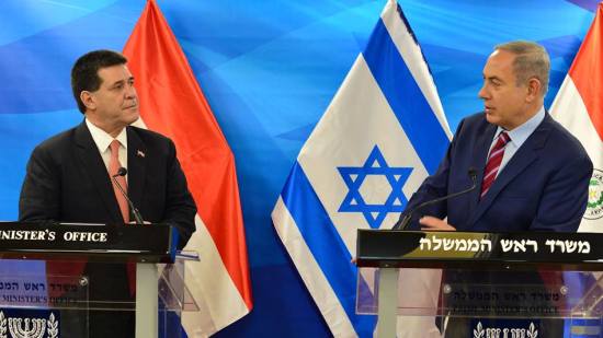  رئيس الوزراء الإسرائيلي يستقبل رئيس براغواي ويعد رئيسها ببعثة إسرائيلية لتحسين الزراعة 