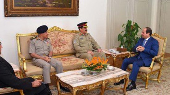 السيسى يبحث مع رئيس أركان القوات البرية الباكستانية تعزيز علاقات البلدين 