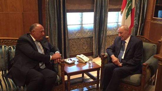 وزير الخارجية يلتقي رئيس مجلس النواب اللبناني