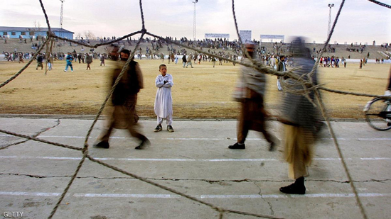 مباراة كرة قدم في كابل خلال حكم طالبان - أرشيفية
