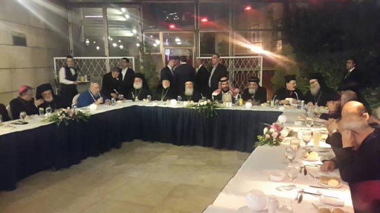  البابا يشارك في حفل عشاء بحضور الممثل الشخصي لملك الأردن
