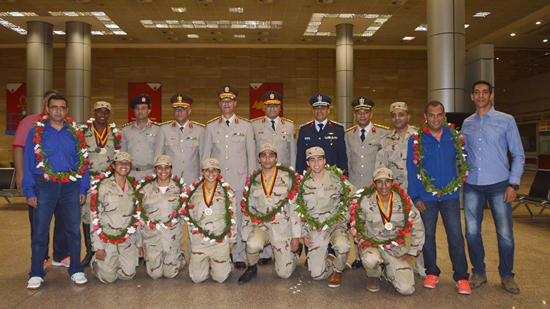 لاعبوا المنتخب العسكري يحصدون 4 ميداليات ذهبية في بطولة العالم العسكرية