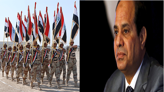 الرئيس عبد الفتاح السيسى  والجيش المصري