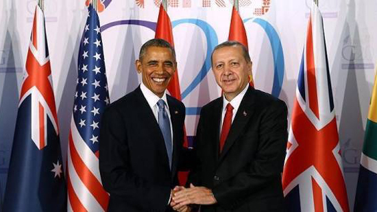 أردوغان وأوباما يتفقان على ضرورة عدم تمركز 