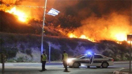تجدد اشتعال الحرائق فى القدس المحتلة
