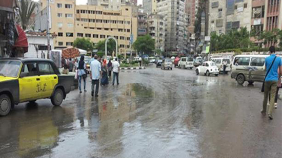 أمطار خفيفة على الإسكندرية واستمرار حركة الملاحة في الدخيلة