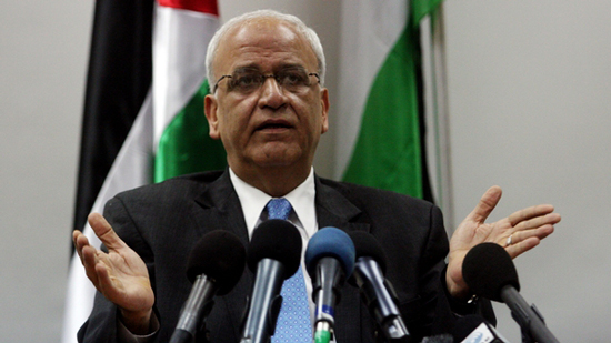 صائب عريقات كبير المفاوضين الفلسطينيين يوجه الشكر لمصر علي دعمها لقرار الاستيطان الإسرائيلي