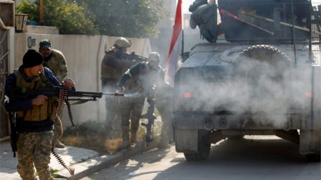 القوات الحكومية العراقية بدأت عملية عسكرية واسعة ضد تنظيم الدولة الإسلامية في أكتوبر