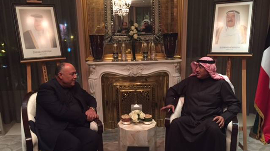 وزير الخارجية يلتقي بنظيره الكويتي في باريس