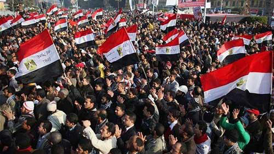 الجالية المصرية في ليوبن تقاطع احتفال السفارة بثورة 25 يناير 