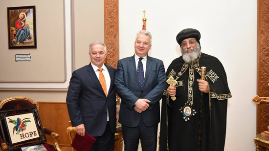 بالصور.. البابا يستقبل نائب رئيس وزراء المجر