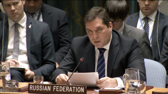روسيا تستخدم حق الفيتو لمنع قرار مجلس الأمن بتوقيع عقوبة على دمشق