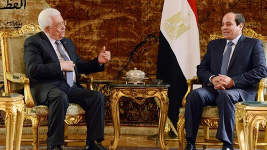 الرئيس السيسى يلتقى الرئيس الفلسطينى محمود عباس