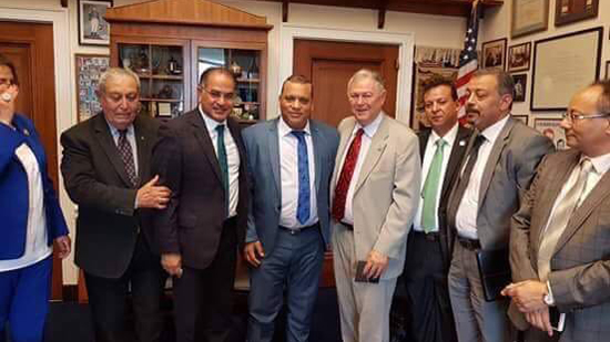 وفد نواب مصري يلتقي أعضاء الكونجرس الأمريكي 