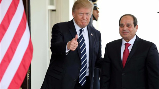 الرئيس المصري ونظيره الأمريكي